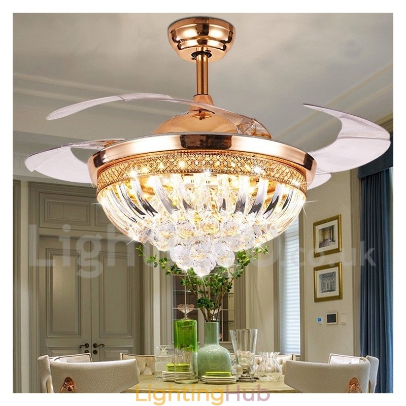 42" European Style Modern Contemporary Ceiling Fan
