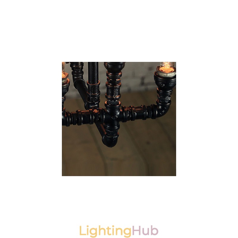 Chandelier Mini Style Rustic Lodge Retro Metal
