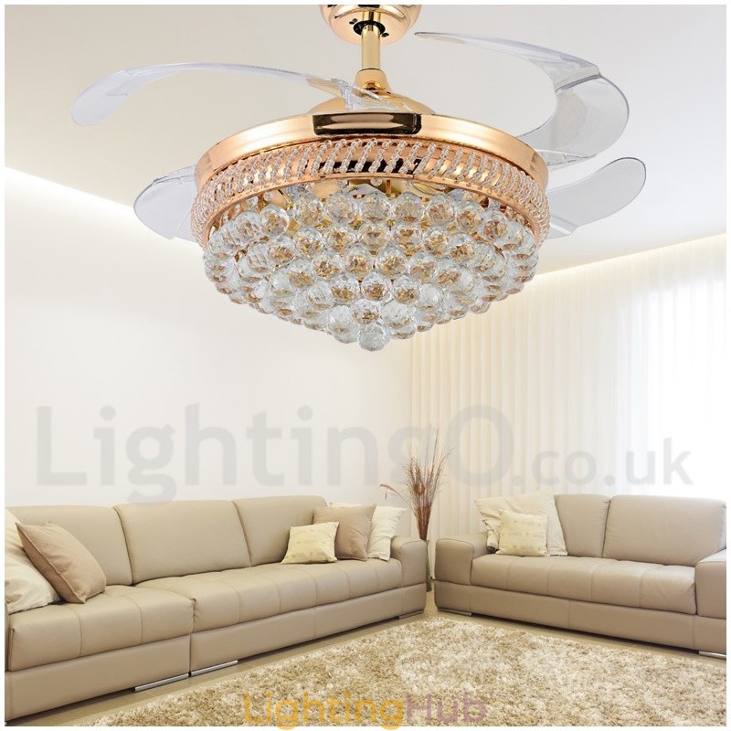 42" European Style Modern Contemporary Ceiling Fan