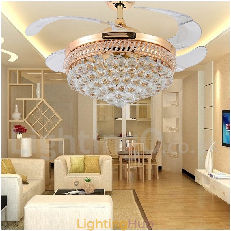 42" European Style Modern Contemporary Ceiling Fan