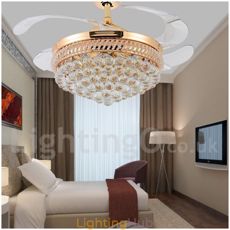 42" European Style Modern Contemporary Ceiling Fan