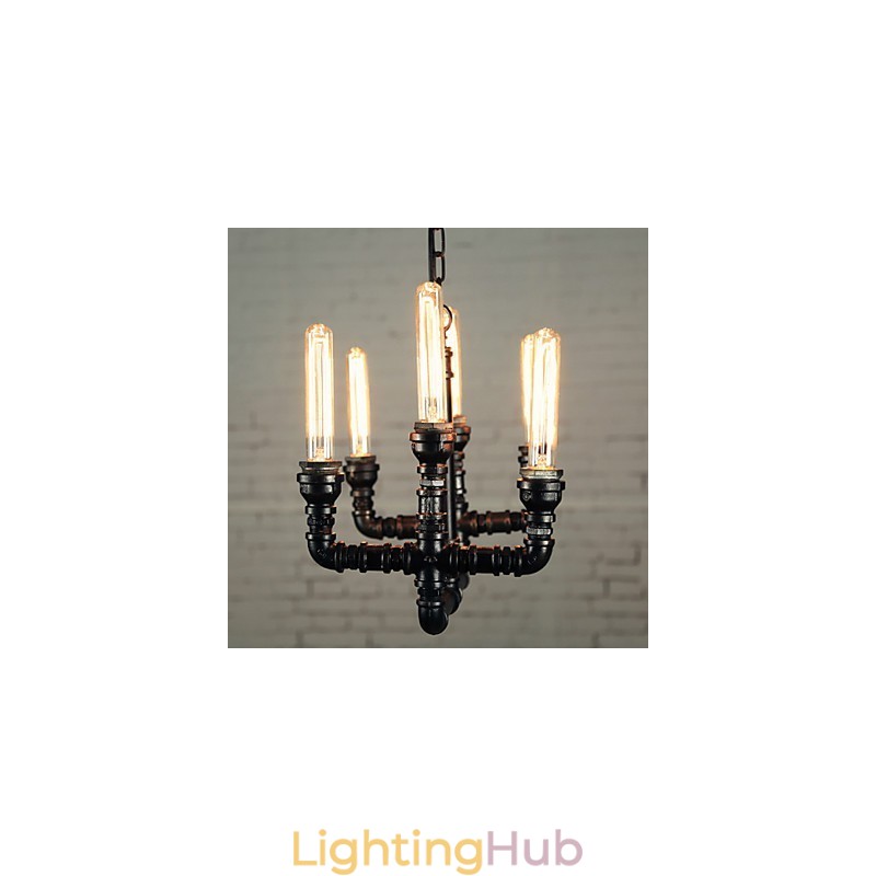 Chandelier Mini Style Rustic Lodge Retro Metal