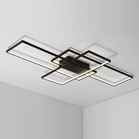 Modern Comtemporary Alumilium Painting Ceiling Light Flush Mount Wall Light with Remoter Dimmer for Living Room Bed Room Also Can Be Used As Wall Light Modern Comtemporary Alumilium Painting Ceiling Light Flush Mount Wall Light with Remoter Dimmer for Living Room Bed Room Also Can Be Used As Wall Light