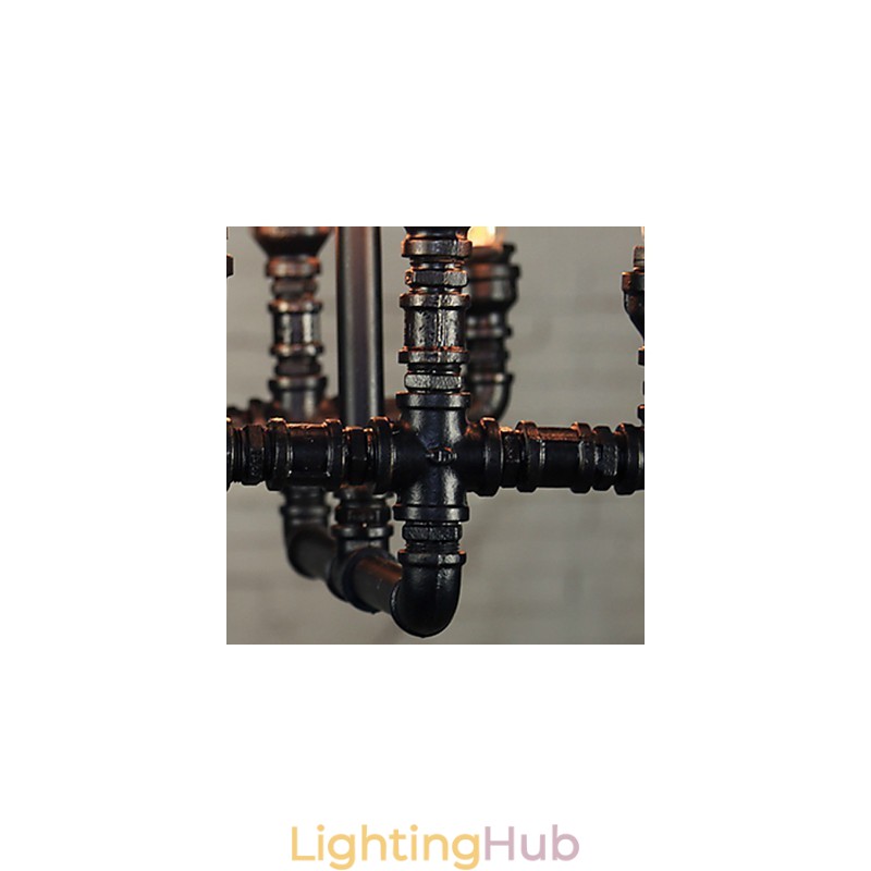 Chandelier Mini Style Rustic Lodge Retro Metal