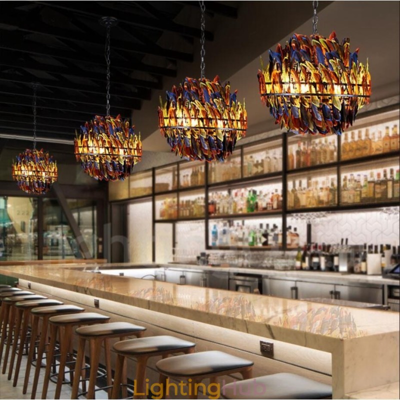 Retro Steel Lighting Store Pendant Chandelier Light