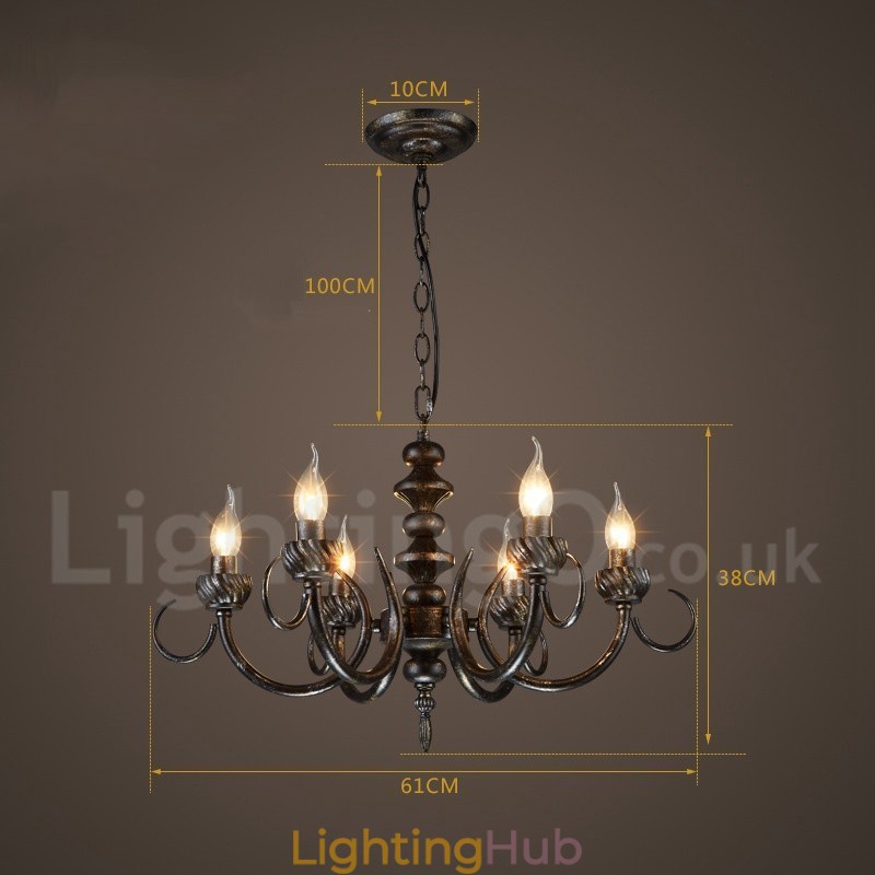 Industrial Style Steel Lighting Store Pendant Chandelier Light
