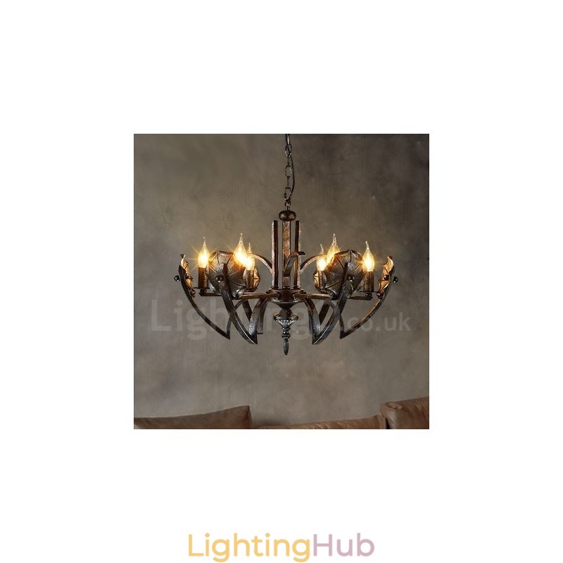 Industrial Style Steel Lighting Store Pendant Chandelier Light