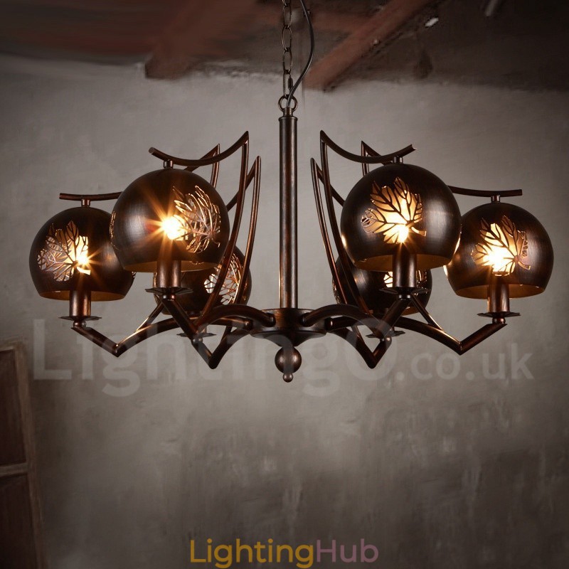 Industrial Style Steel Lighting Store Pendant Chandelier Light