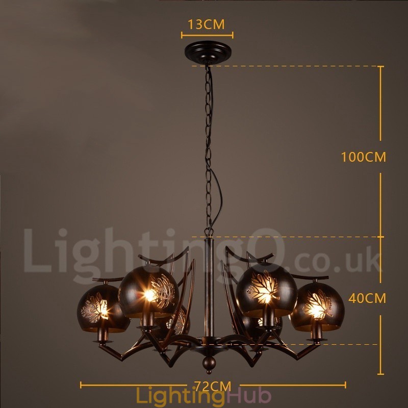 Industrial Style Steel Lighting Store Pendant Chandelier Light