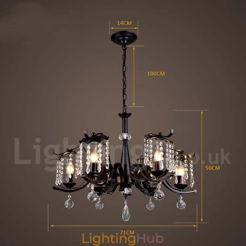 Industrial Style Steel Lighting Store Pendant Chandelier Light