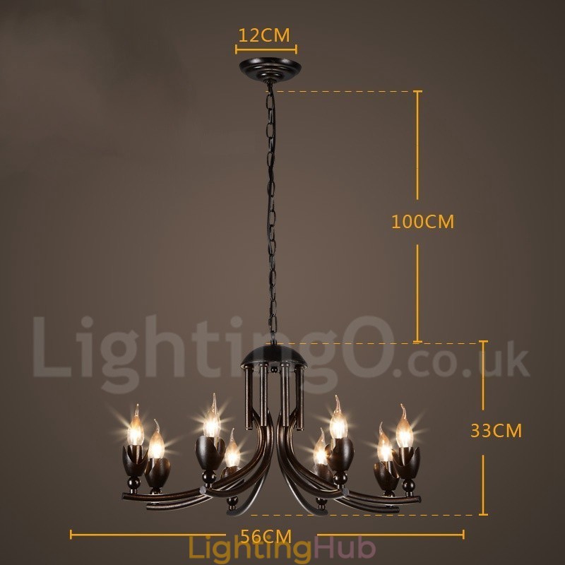 Industrial Style Steel Lighting Store Pendant Chandelier Light