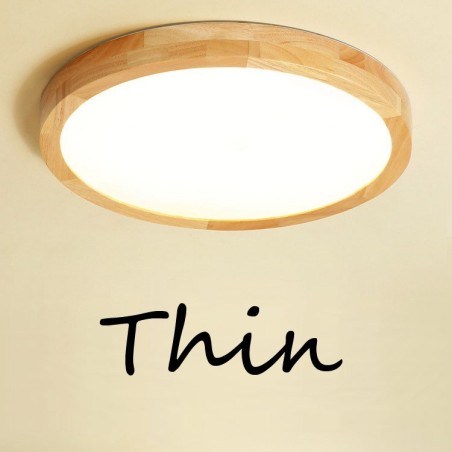 Ultra thin Round Wood Ceiling Lamp Solid Wood Acrylic Ceiling Lamp Nordic Lights Ultra thin Round Wood Ceiling Lamp Solid Wood Acrylic Ceiling Lamp Nordic Lights
