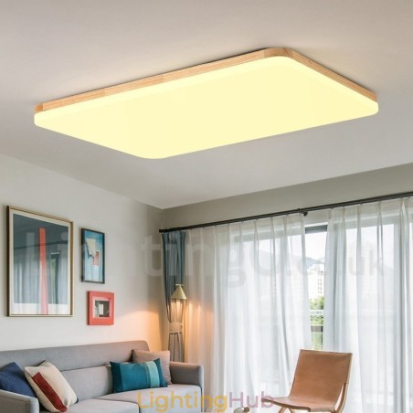 Hot Sale Ultra thin Wood Acrylic Ceiling Lamp Hot Sale Ultra thin Wood Acrylic Ceiling Lamp