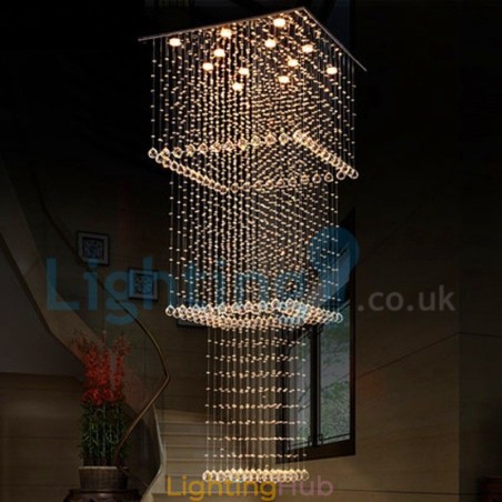 Modern Contemporary Chandelier Flush mount Pendant Fixture Crystal Rain Drop Light Modern Contemporary Chandelier Flush mount Pendant Fixture Crystal Rain Drop Light