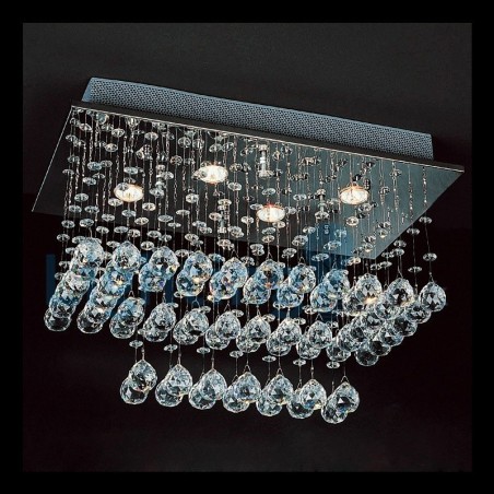 Modern Contemporary Chandelier Flush mount Pendant Fixture Crystal Rain Drop Light Modern Contemporary Chandelier Flush mount Pendant Fixture Crystal Rain Drop Light