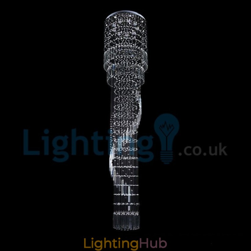 Modern Contemporary Chandelier Flush mount Pendant Fixture Crystal Rain Drop Light