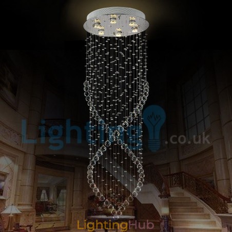 Modern Contemporary Chandelier Flush mount Pendant Fixture Crystal Rain Drop Light Modern Contemporary Chandelier Flush mount Pendant Fixture Crystal Rain Drop Light