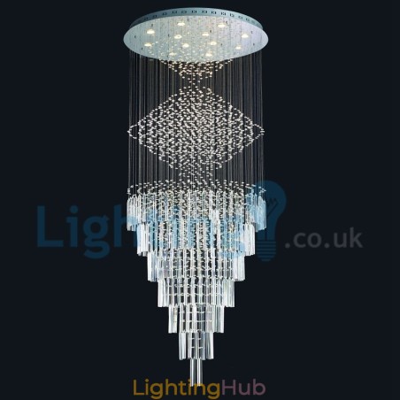 Modern Contemporary Chandelier Flush mount Pendant Fixture Crystal Rain Drop Light Modern Contemporary Chandelier Flush mount Pendant Fixture Crystal Rain Drop Light