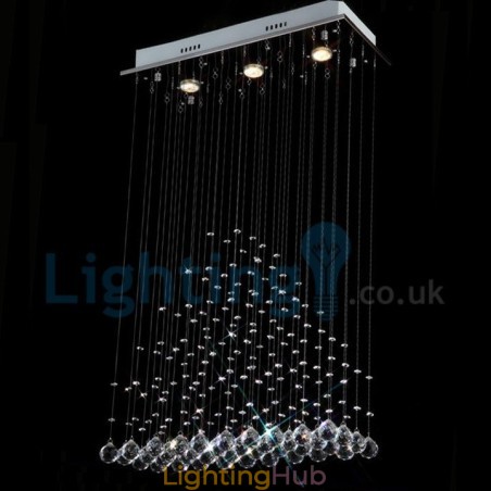 Modern Contemporary Chandelier Flush mount Pendant Fixture Crystal Rain Drop Light Modern Contemporary Chandelier Flush mount Pendant Fixture Crystal Rain Drop Light