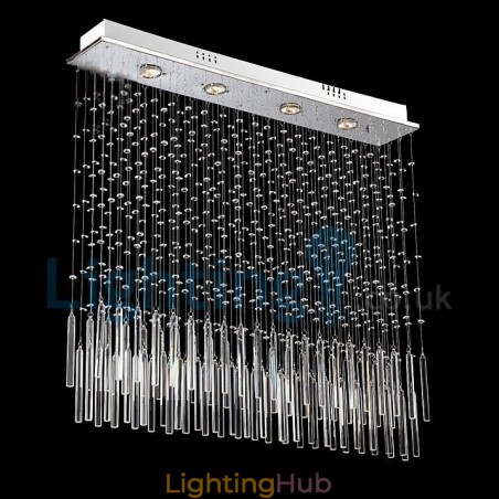 Modern Contemporary Chandelier Flush mount Pendant Fixture Crystal Rain Drop Light Modern Contemporary Chandelier Flush mount Pendant Fixture Crystal Rain Drop Light
