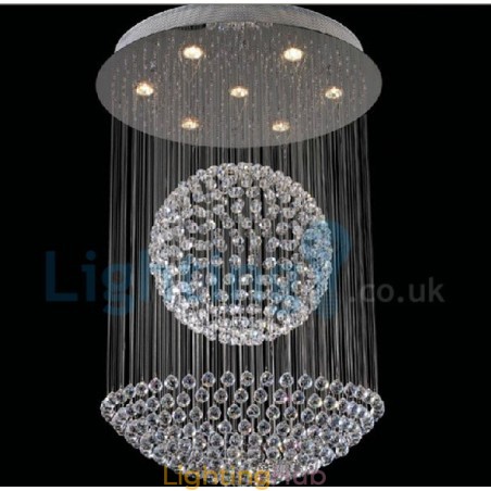 Modern Contemporary Chandelier Flush mount Pendant Fixture Crystal Rain Drop Light Modern Contemporary Chandelier Flush mount Pendant Fixture Crystal Rain Drop Light