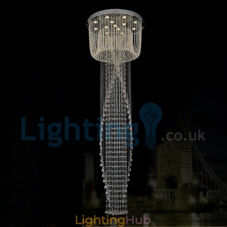 Modern Contemporary Chandelier Flush mount Pendant Fixture Crystal Rain Drop Light Modern Contemporary Chandelier Flush mount Pendant Fixture Crystal Rain Drop Light