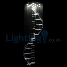Modern Contemporary Chandelier Flush mount Pendant Fixture Crystal Rain Drop Light