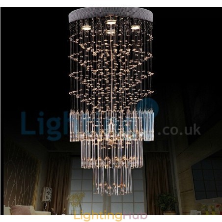Modern Contemporary Chandelier Flush mount Pendant Fixture Crystal Rain Drop Light Modern Contemporary Chandelier Flush mount Pendant Fixture Crystal Rain Drop Light