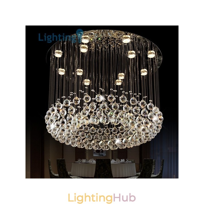 Crystal Chandelier Modern Bird Nest Luxury Duplex Ceiling Lamp