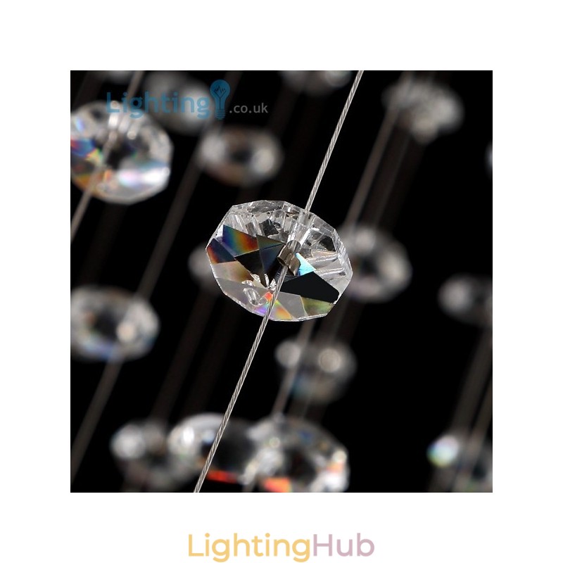 Crystal Chandelier Modern Bird Nest Luxury Duplex Ceiling Lamp