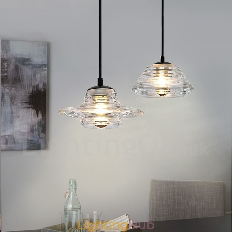 Single Head Glass Pendant Light Cafe