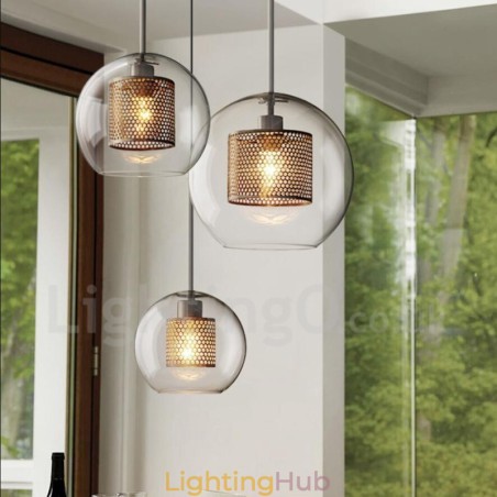 Modern Minimalist Nordic Style Decoration Cafe Glass Ball Single Head Pendant Light Modern Minimalist Nordic Style Decoration Cafe Glass Ball Single Head Pendant Light