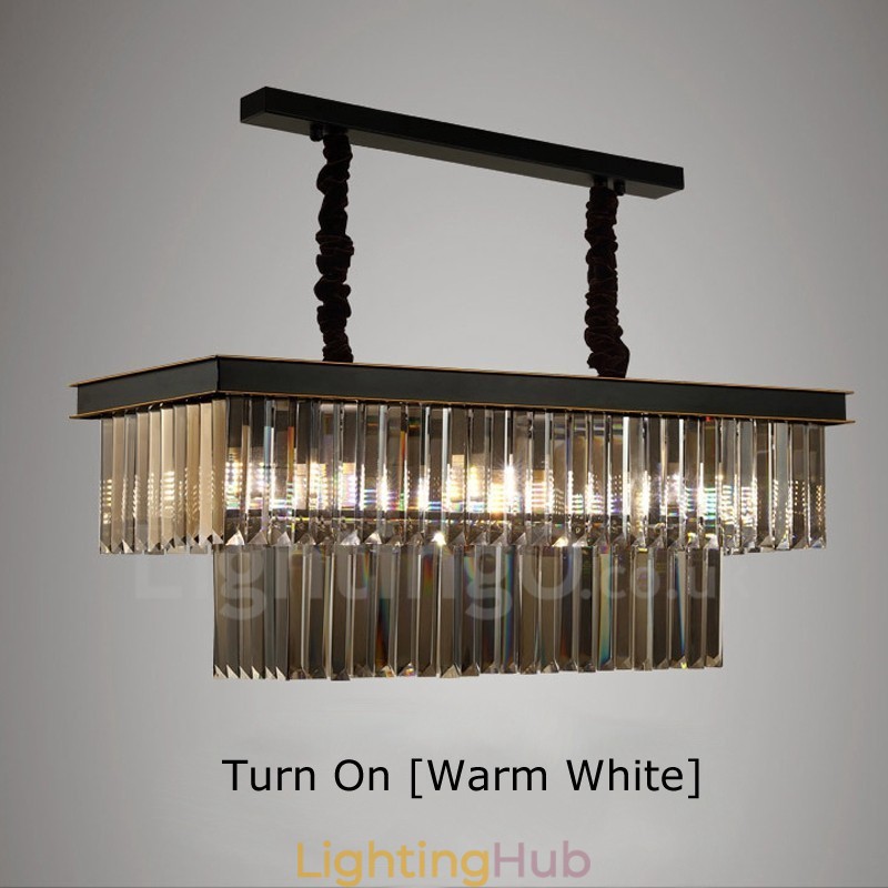 Retro Crystal Pendant Light Cafe Exibittion Hall
