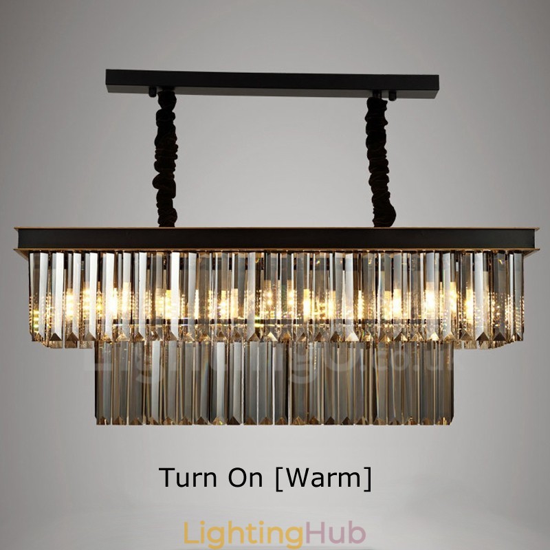 Retro Crystal Pendant Light Cafe Exibittion Hall