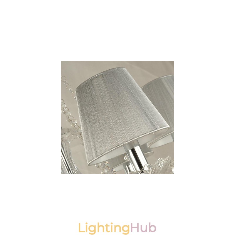 Chandelier Crystal Luxury Modern 1 Tiers Living 6 Lights