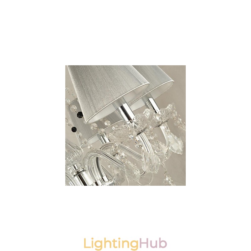 Chandelier Crystal Luxury Modern 1 Tiers Living 6 Lights