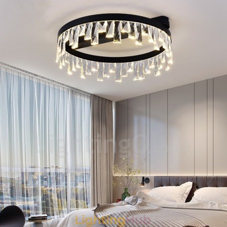 Modern Minimalist Creative Circular Ceiling Crystal Light Modern Minimalist Creative Circular Ceiling Crystal Light