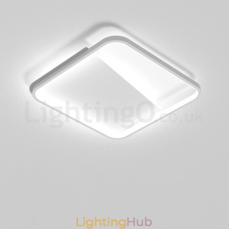 Modern Minimalist Ultra thin 5cm Aluminum Square Flush Mount Ceiling Lights Modern Minimalist Ultra thin 5cm Aluminum Square Flush Mount Ceiling Lights
