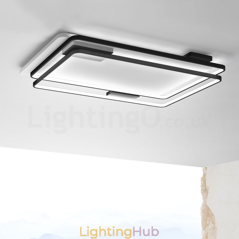 Modern Exquisite Flush Mount Ceiling Lights with Acrylic Shade Lamp