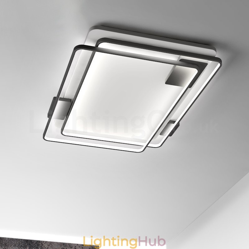 Modern Exquisite Flush Mount Ceiling Lights with Acrylic Shade Lamp