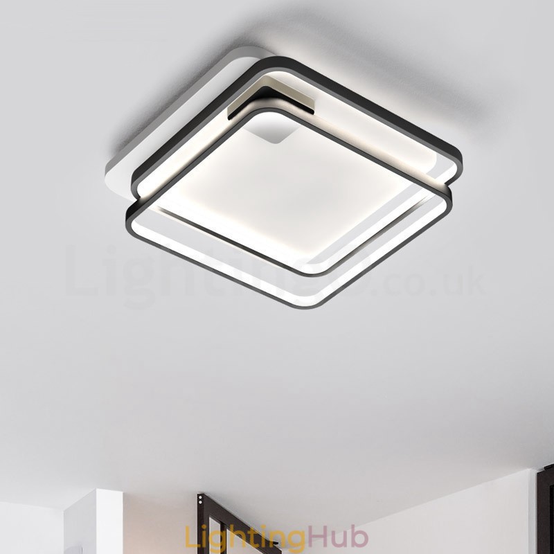 Modern Exquisite Flush Mount Ceiling Lights with Acrylic Shade Lamp