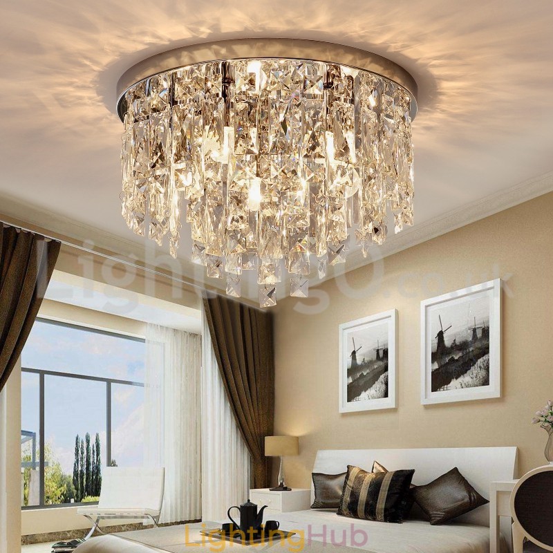 Modern Flush Mount Ceiling Lights Crystal Lights