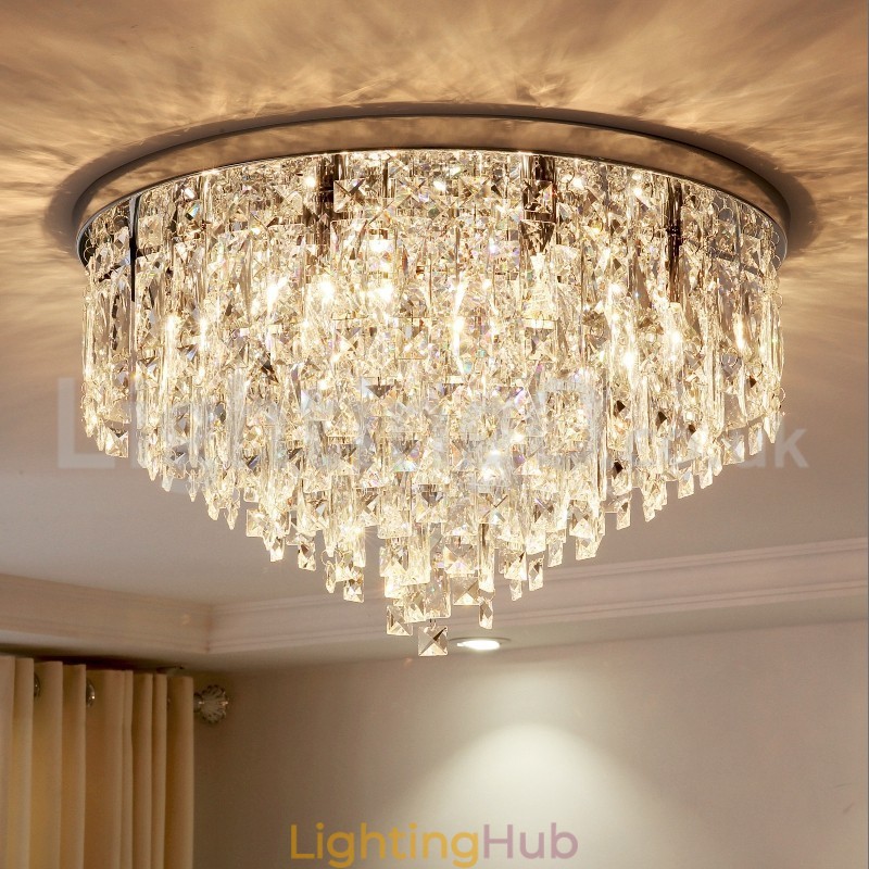 Modern Flush Mount Ceiling Lights Crystal Lights