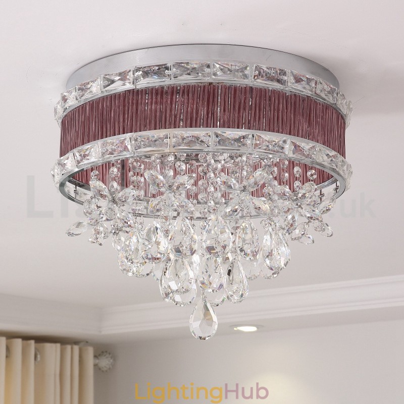 This Year Modern Fashion Crystal Flush Mount Ceiling Lights
