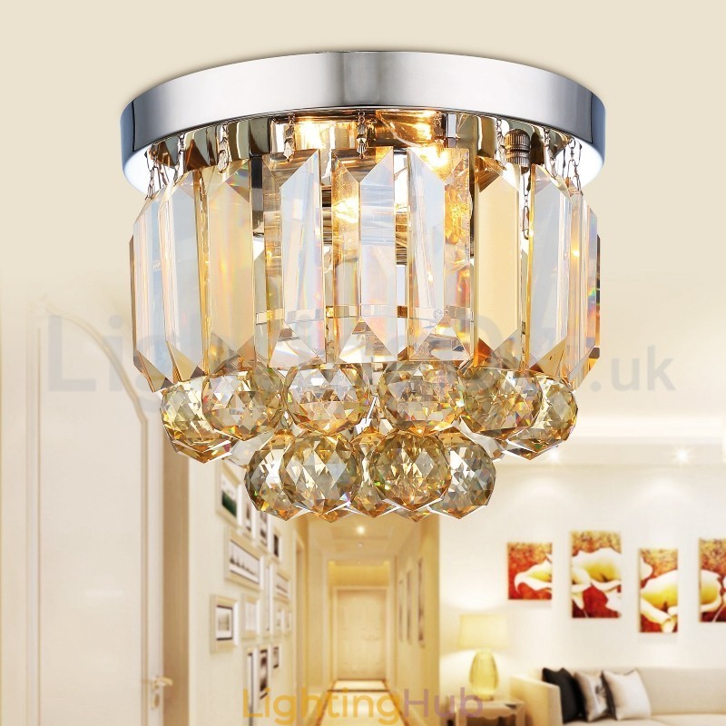 Modern Crystal Flush Mount Ceiling Lights