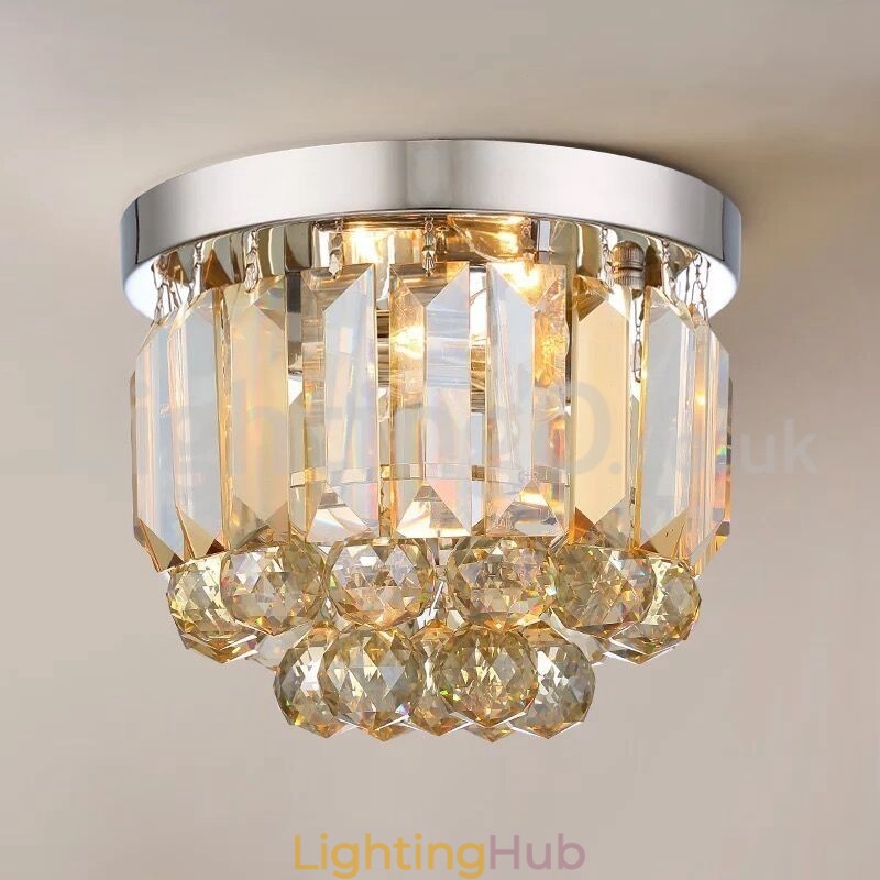 Modern Crystal Flush Mount Ceiling Lights