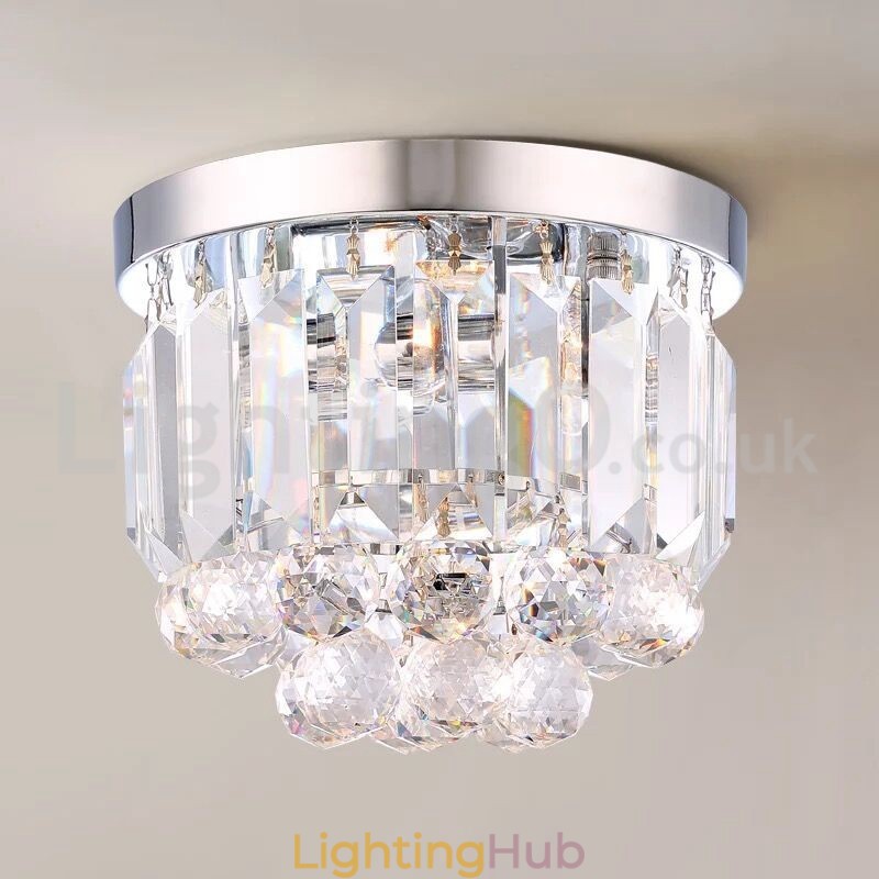 Modern Crystal Flush Mount Ceiling Lights