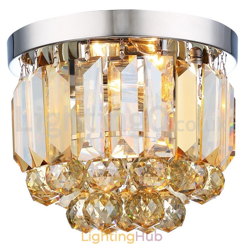Modern Crystal Flush Mount Ceiling Lights