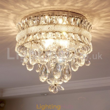 Cheap Modern 40CM Round Flush Mount Crystal Ceiling Lights Cheap Modern 40CM Round Flush Mount Crystal Ceiling Lights