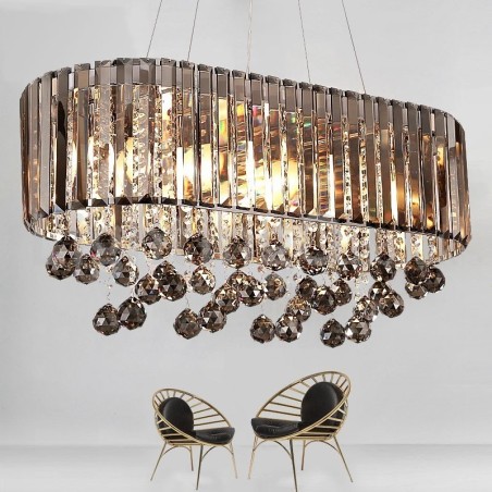 Affordable Luxury Rectangular Crystal Chandelier Affordable Luxury Rectangular Crystal Chandelier